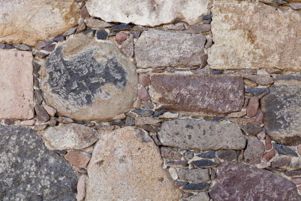 Wall Art Painting id:133117, Name: Mexico Detail of traditional stone work on wall, Artist: Paulson, Don