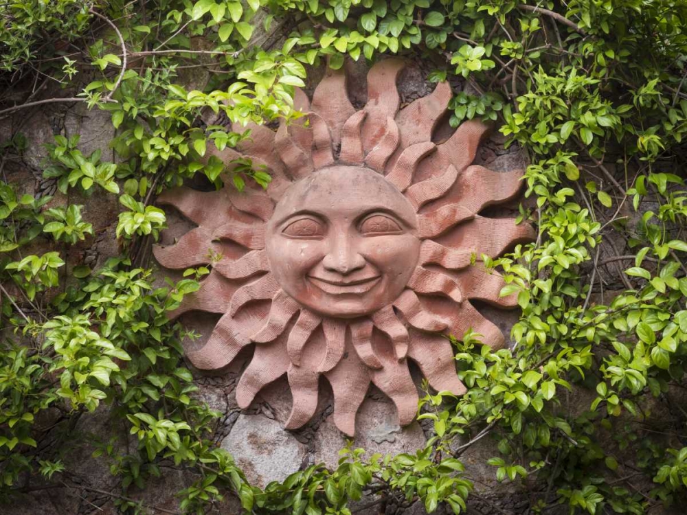 Wall Art Painting id:131725, Name: Mexico Decoration on garden wall, Artist: Paulson, Don