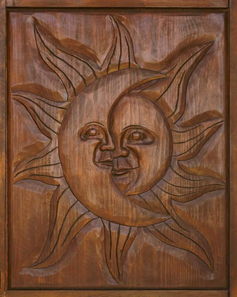 Wall Art Painting id:131799, Name: Mexico Detail of wooden door carving, Artist: Paulson, Don