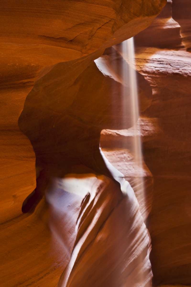 Wall Art Painting id:133802, Name: AZ Falling sand in  Upper Antelope Canyon, Artist: Rotenberg, Nancy