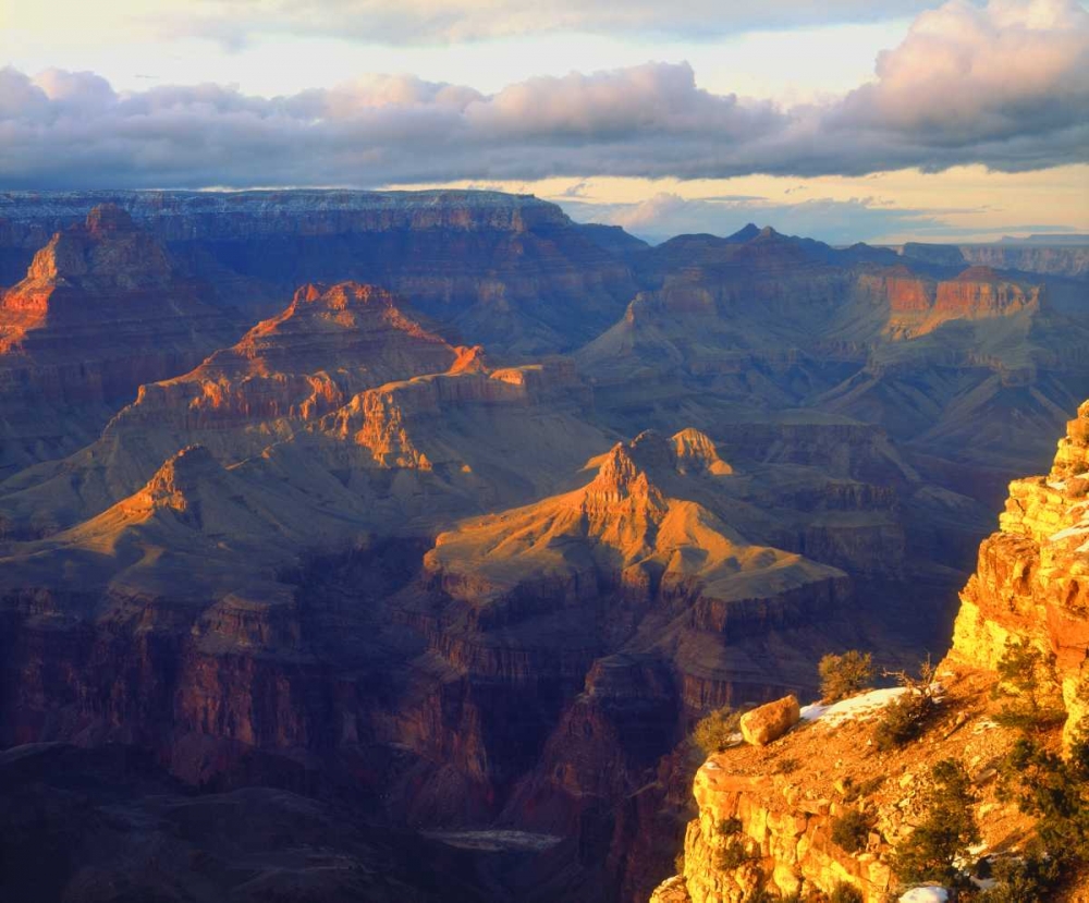 Wall Art Painting id:134732, Name: USA, Arizona, Grand Canyon NP in winter, Artist: Talbot Frank, Christopher