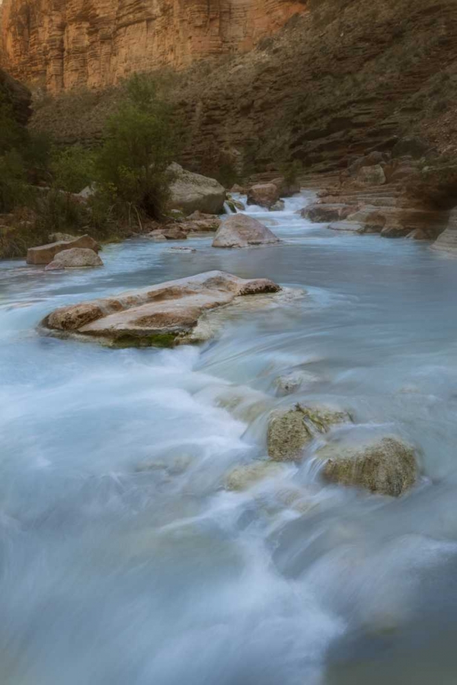 Wall Art Painting id:128337, Name: AZ, Grand Canyon, Havasu Creeks through canyon, Artist: Grall, Don