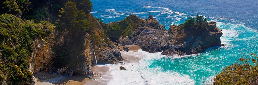 Wall Art Painting id:404862, Name: McWay Falls-Julia Pfeiffer Burns State Park-Big Sur-California-USA, Artist: Miller, Anna