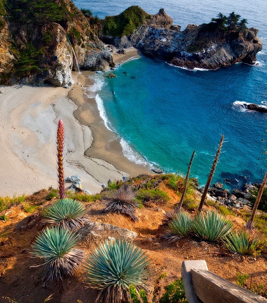 Wall Art Painting id:404914, Name: McWay Falls-Julia Pfeiffer Burns State Park-Big Sur-California-USA, Artist: Miller, Anna