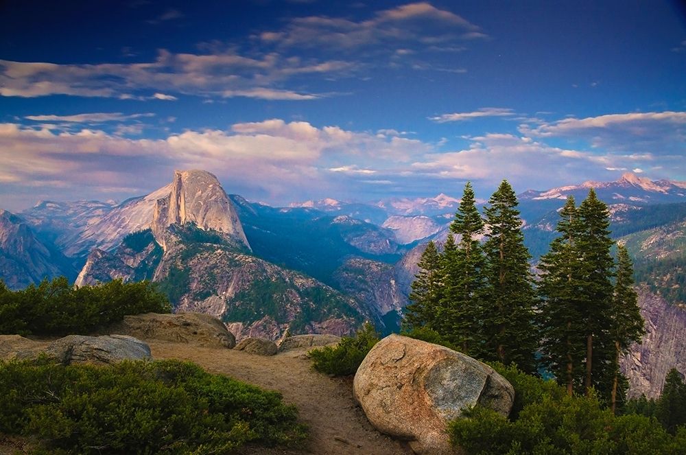 Wall Art Painting id:404922, Name: Half Dome from Glacier Point-Yosemite National Park-California-USA, Artist: Miller, Anna