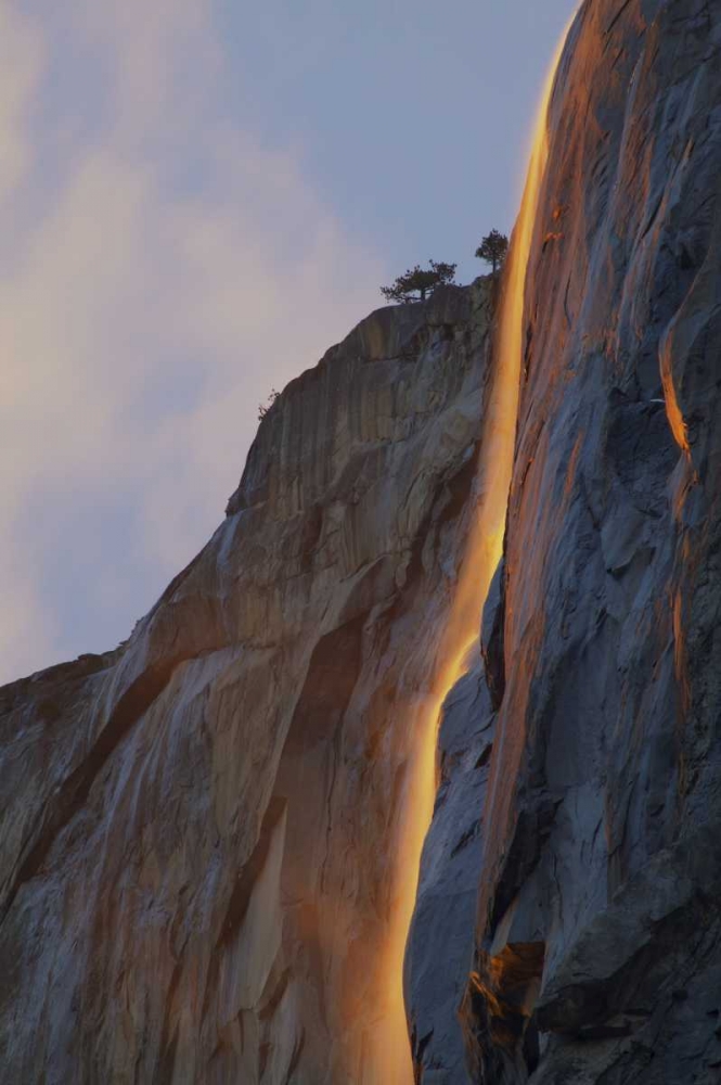 Wall Art Painting id:126961, Name: CA, Yosemite Light reflects off Horsetail Falls, Artist: Anon, Josh