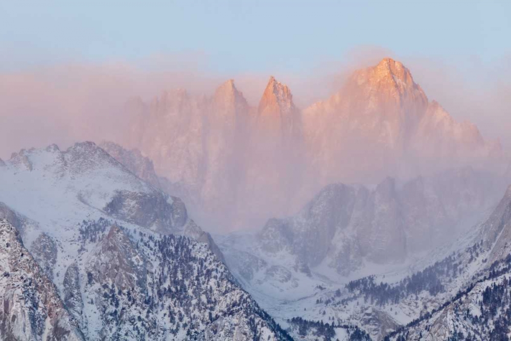 Wall Art Painting id:132887, Name: California, Lone Pine Sunrise on Mount Whitney, Artist: Paulson, Don