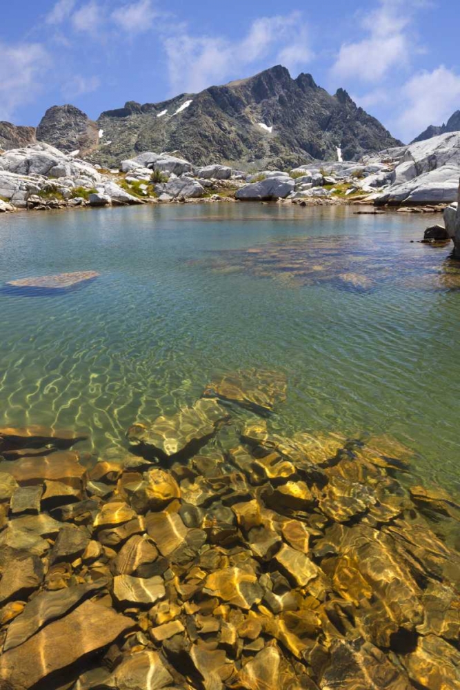 Wall Art Painting id:132338, Name: California, Inyo NF Tarn near Nydiver Lakes, Artist: Paulson, Don