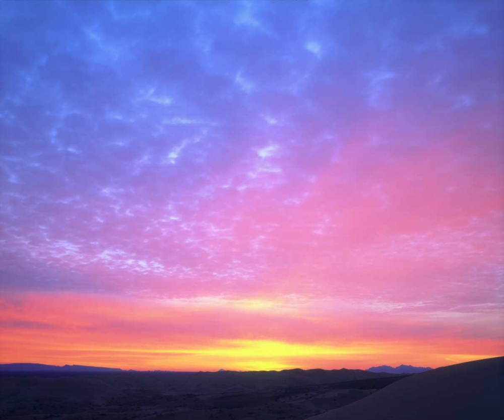 Wall Art Painting id:134977, Name: CA, San Diego, Sunrise Clouds over the desert, Artist: Talbot Frank, Christopher