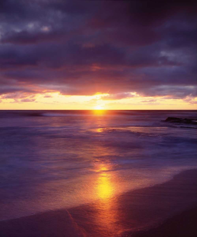 Wall Art Painting id:134922, Name: CA, San Diego Sunset Cliffs beach at sunset, Artist: Talbot Frank, Christopher