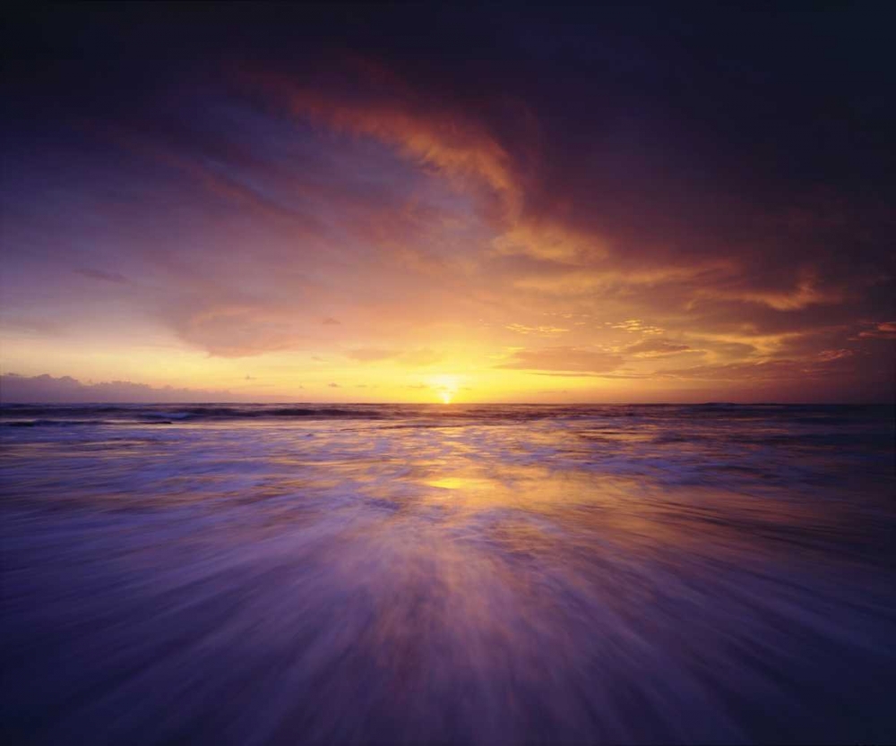 Wall Art Painting id:134928, Name: CA, San Diego Sunset Cliffs Beach at Sunset, Artist: Talbot Frank, Christopher