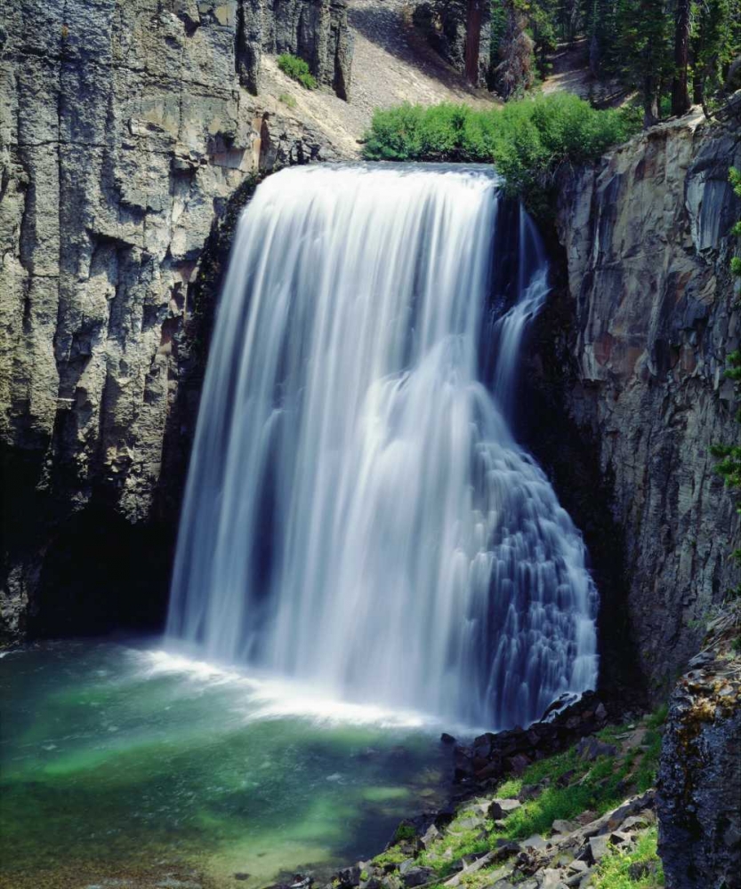 Wall Art Painting id:134762, Name: California, Sierra Nevada Rainbow Falls, Artist: Talbot Frank, Christopher