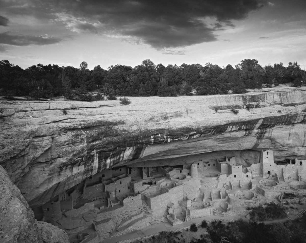 Wall Art Painting id:128065, Name: CO, Mesa Verde NP Overview of Cliff Palace Ruins, Artist: Flaherty, Dennis