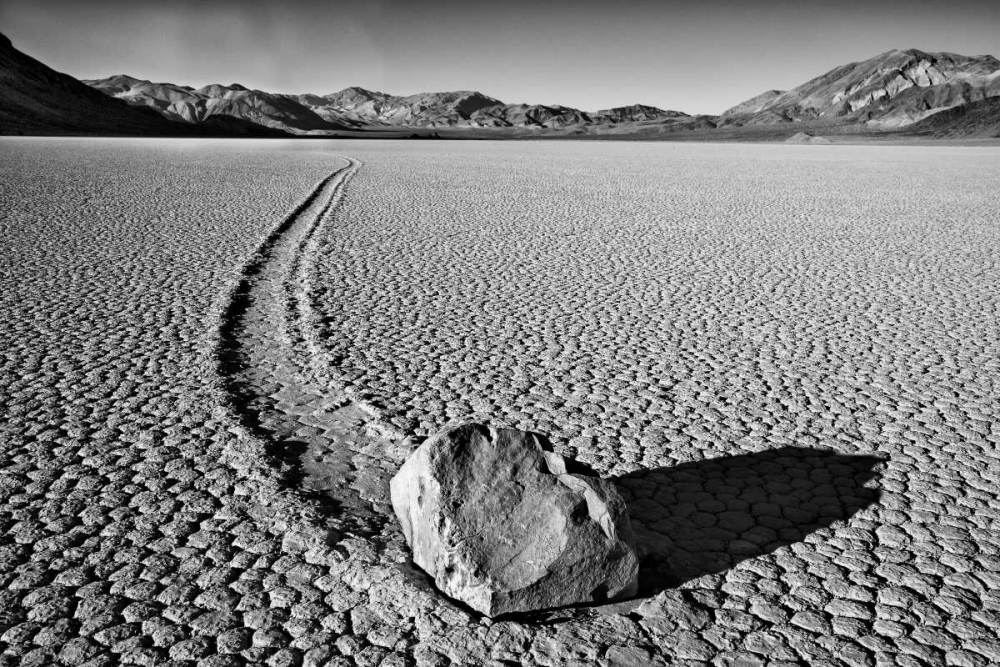 Wall Art Painting id:127855, Name: CA, Death Valley Sliding rock at the Racetrack, Artist: Flaherty, Dennis