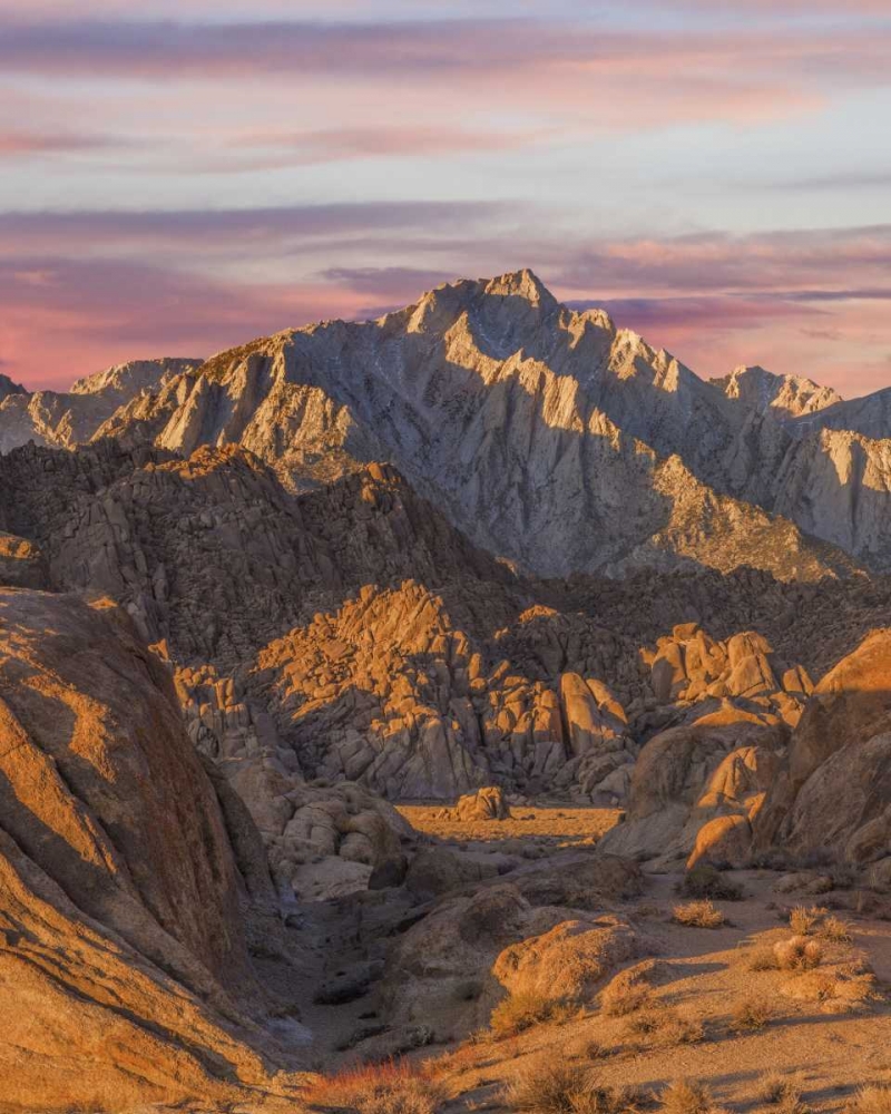 Wall Art Painting id:132470, Name: California Lone Pine Peak from Alabama Hills, Artist: Paulson, Don