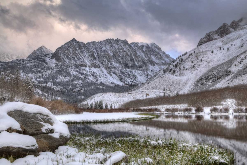 Wall Art Painting id:127826, Name: California, Sierra Nevada Spring at North Lake, Artist: Flaherty, Dennis