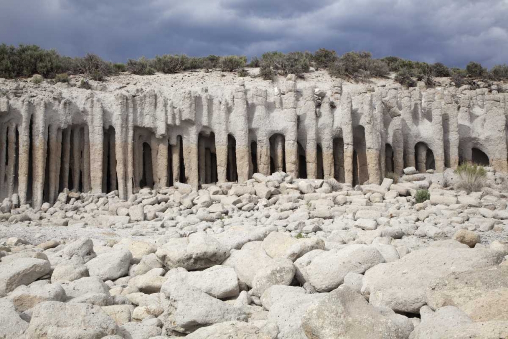 Wall Art Painting id:127708, Name: California, Mono County Volcanic rock pillars, Artist: Flaherty, Dennis