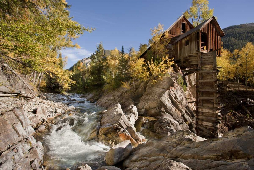 Wall Art Painting id:128173, Name: CO, Gunnison NF The landmark Crystal Mill, Artist: Grall, Don