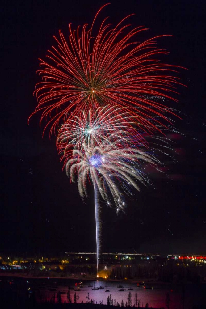 Wall Art Painting id:130948, Name: Colorado, Frisco Fireworks display on July 4th, Artist: Lord, Fred