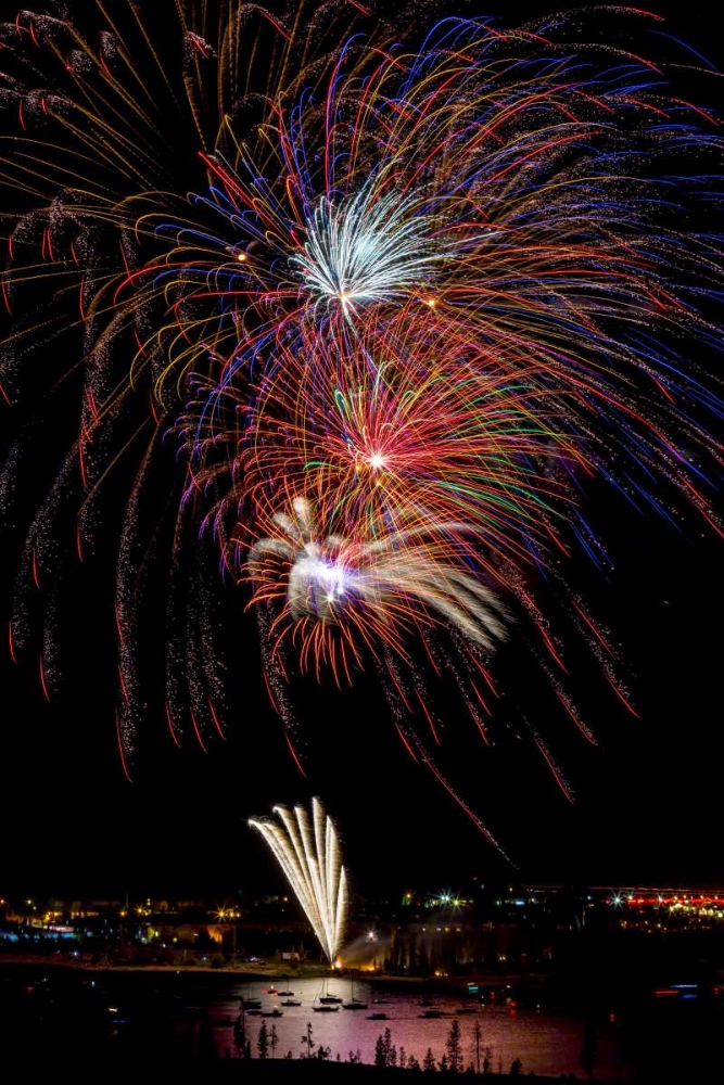 Wall Art Painting id:130953, Name: Colorado, Frisco Fireworks display on July 4th, Artist: Lord, Fred