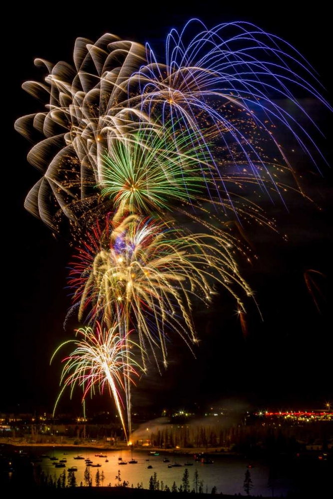 Wall Art Painting id:130955, Name: Colorado, Frisco Fireworks display on July 4th, Artist: Lord, Fred