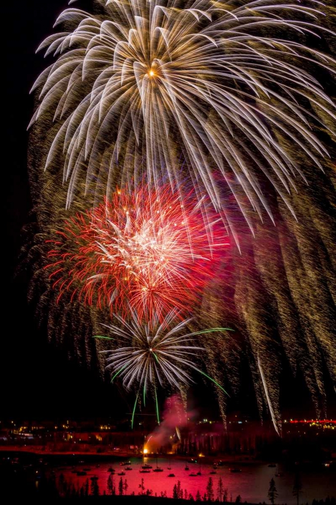 Wall Art Painting id:130956, Name: Colorado, Frisco Fireworks display on July 4th, Artist: Lord, Fred