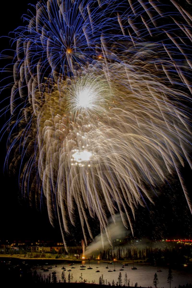 Wall Art Painting id:130957, Name: Colorado, Frisco Fireworks display on July 4th, Artist: Lord, Fred