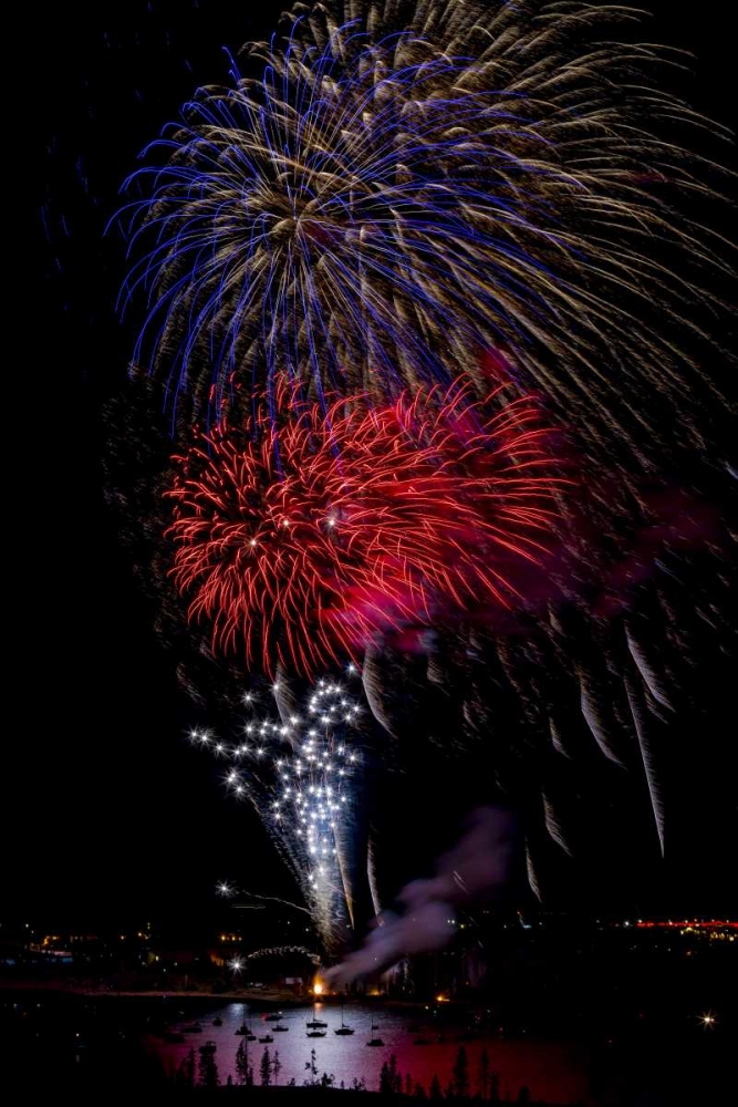 Wall Art Painting id:130958, Name: Colorado, Frisco Fireworks display on July 4th, Artist: Lord, Fred