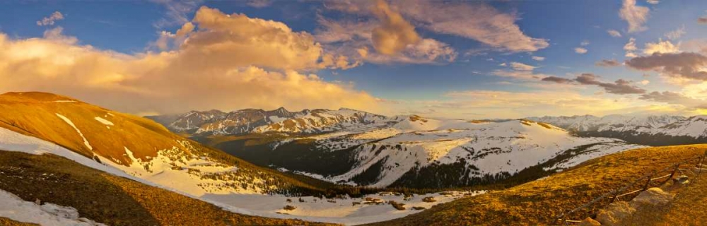 Wall Art Painting id:130908, Name: CO, Rocky Mts Overlook from Trail Ridge Road, Artist: Lord, Fred