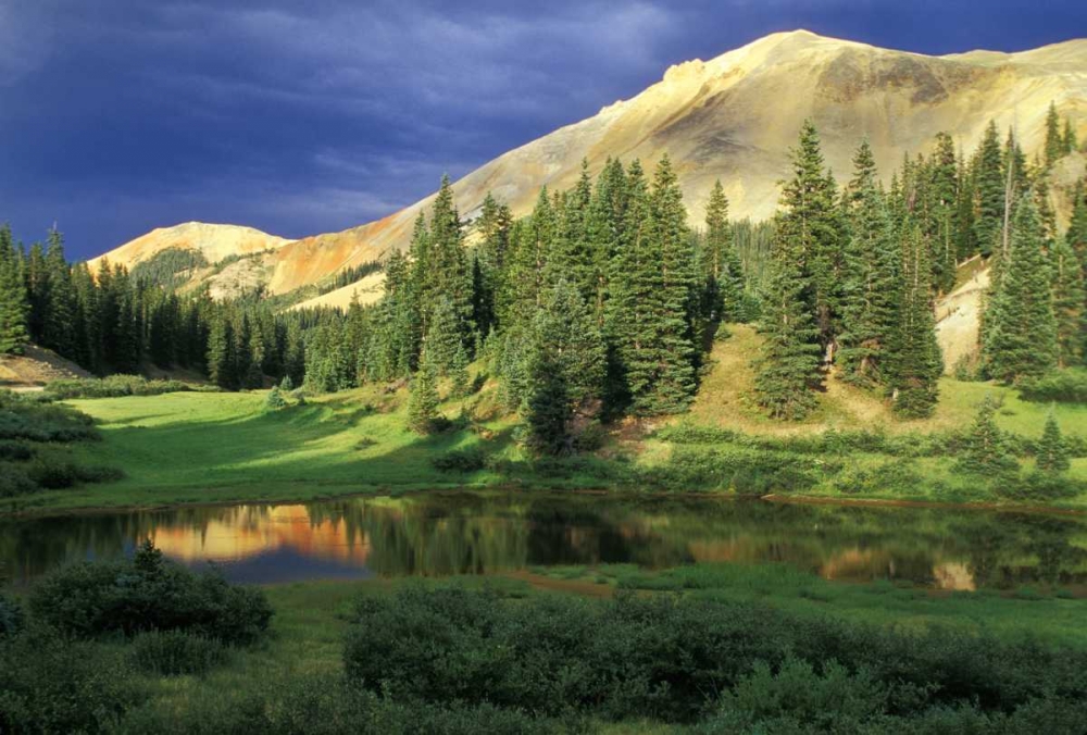 Wall Art Painting id:133711, Name: USA, Colorado Red Mountain at sunset, Artist: Rotenberg, Nancy