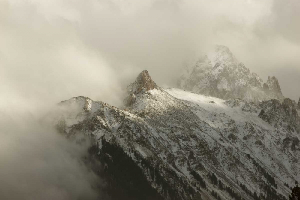 Wall Art Painting id:128398, Name: Colorado, Sneffels Range Clouds over Mt Sneffels, Artist: Grall, Don