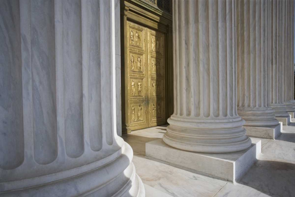 Wall Art Painting id:127438, Name: Washington DC, Supreme Court Building, Artist: Flaherty, Dennis