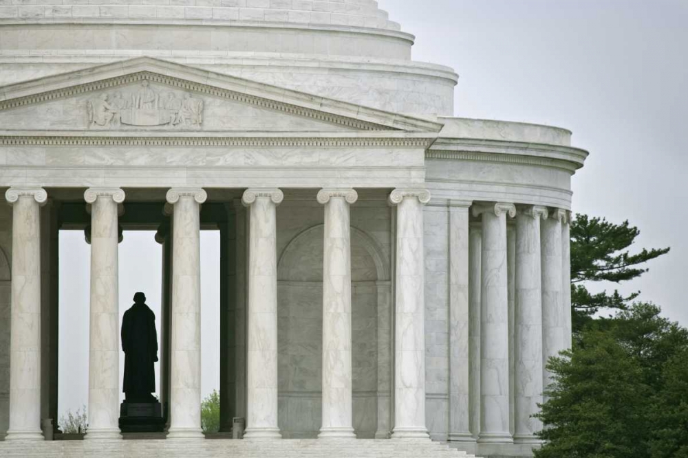 Wall Art Painting id:127754, Name: Washington DC, The Thomas Jefferson Memorial, Artist: Flaherty, Dennis