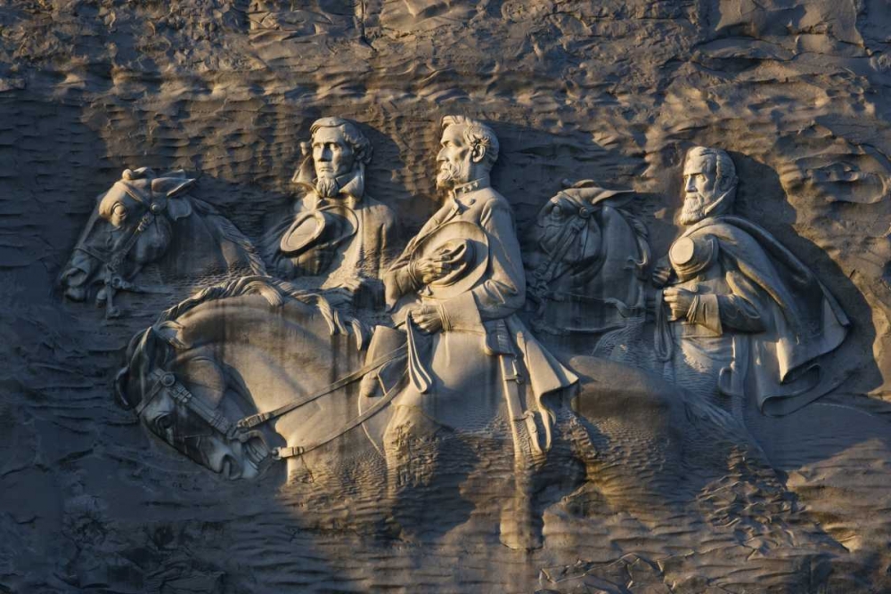 Wall Art Painting id:127415, Name: GA, Atlanta Carving on Stone Mountain, Artist: Flaherty, Dennis