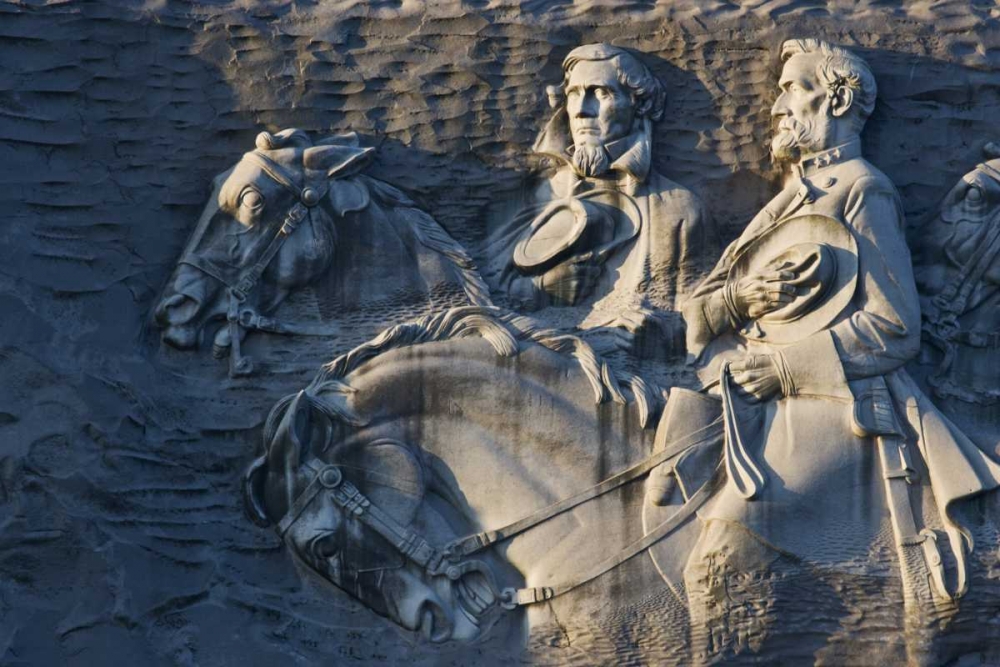 Wall Art Painting id:127416, Name: GA, Atlanta Carving on Stone Mountain, Artist: Flaherty, Dennis