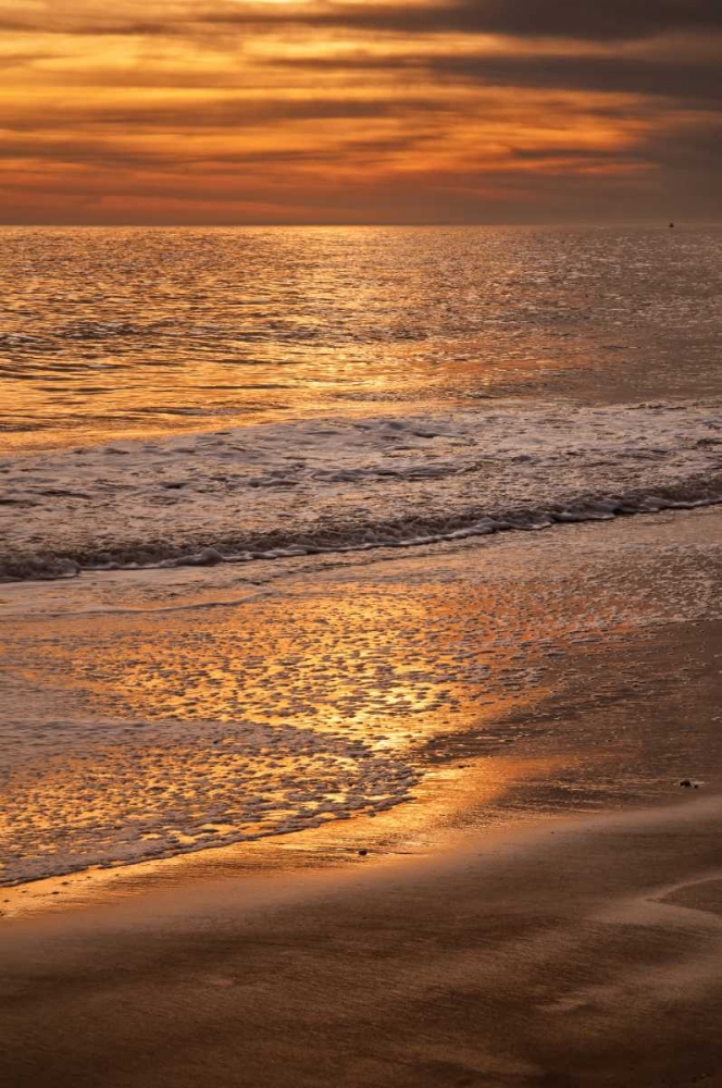 Wall Art Painting id:131409, Name: New Jersey, Cape May Sunset on the beach, Artist: OBrien, Jay