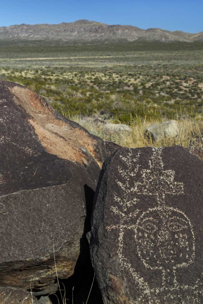 Wall Art Painting id:131891, Name: New Mexico, Petroglyph etchings on rock, Artist: Paulson, Don