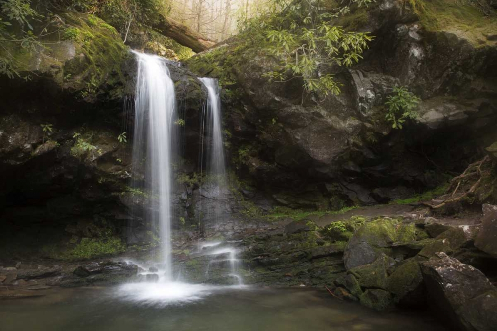 Wall Art Painting id:128327, Name: Tennessee, Great Smoky Mts Grotto Falls scenic, Artist: Grall, Don