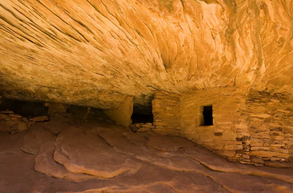 Wall Art Painting id:128146, Name: UT, Mule Canyon Sandstone House of Fire, Artist: Grall, Don