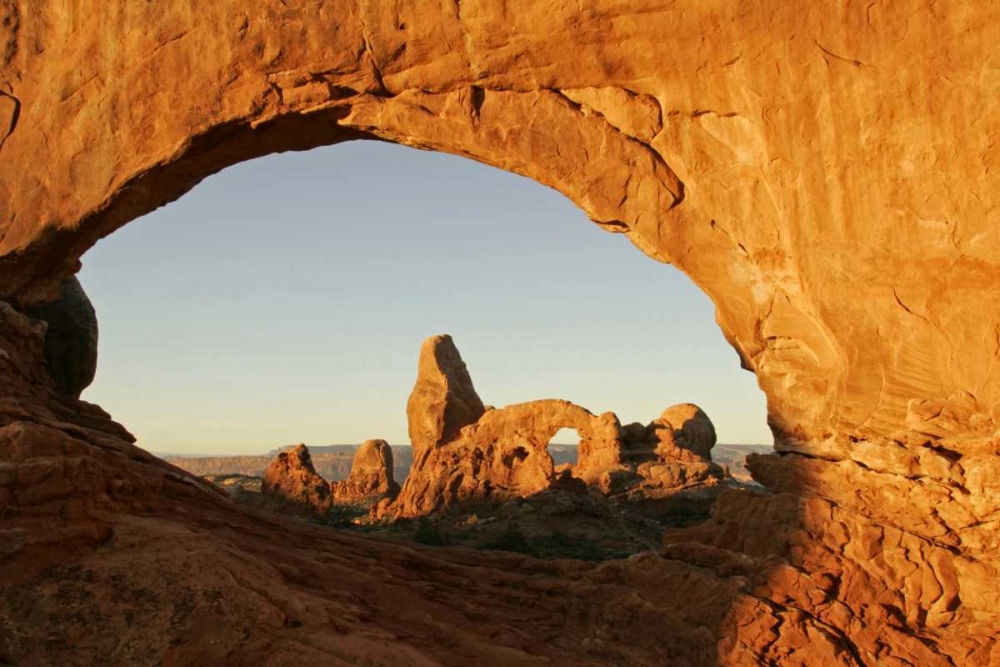 Wall Art Painting id:129736, Name: UT, Arches NP Turret arch  through North Window, Artist: Illg, Cathy and Gordon