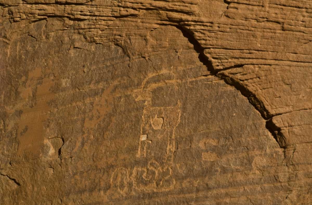 Wall Art Painting id:133751, Name: UT, Monument Valley Ancient petroglyphs, Artist: Rotenberg, Nancy