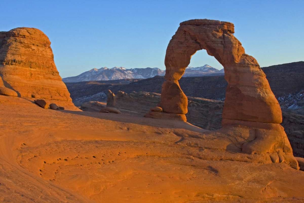 Wall Art Painting id:129129, Name: USA, Utah, Arches NP Delicate Arch at sunset, Artist: Illg, Cathy and Gordon