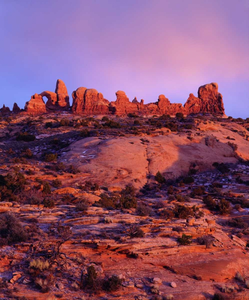 Wall Art Painting id:134722, Name: USA, Utah Arches NP Arches at sunset, Artist: Talbot Frank, Christopher