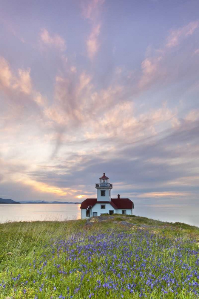 Wall Art Painting id:132476, Name: Washington Sunset on Patos Island Lighthouse, Artist: Paulson, Don