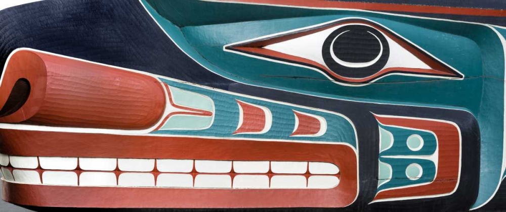 Wall Art Painting id:132504, Name: Washington, Jamestown Composite of totem art, Artist: Paulson, Don