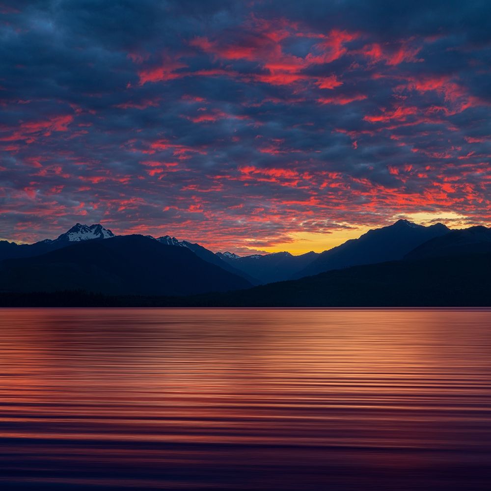 Wall Art Painting id:406316, Name: Washington State-Seabeck Sunset over Hood Canal, Artist: Jaynes Gallery