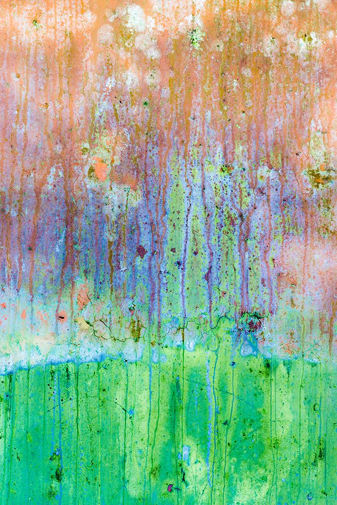 Wall Art Painting id:742519, Name: USA, Washington State, Camp Hayden. Close-up of weathered paint on metal wall., Artist: Jaynes Gallery