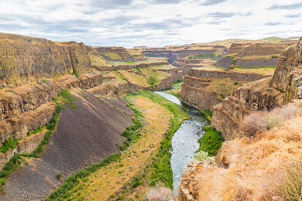 Wall Art Painting id:520256, Name: Palouse Falls State Park-Washington State-USA-The Palouse River Canyon in Palouse Falls State Park, Artist: Wilson, Emily