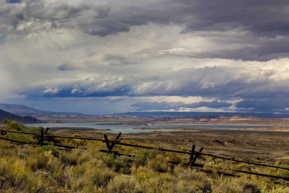 Art Print: Montana Landscape of Flaming Gorge NRA