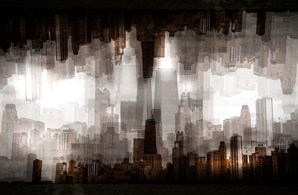 Wall Art Painting id:465887, Name: Chicago Skyline, Artist: Chiriaco, Carmine